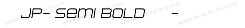 内海jp- Semi Bold手机版字体转换